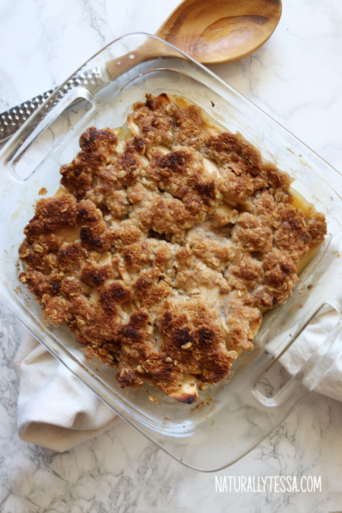 Gluten-Free Apple Crisp Recipe by Naturally Tessa