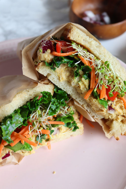 Chickpea Salad Sandwich - Naturally Tessa - Nutrition and Wellness Blog